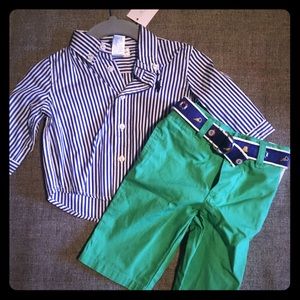 3month Ralph Lauren pants and Shirt